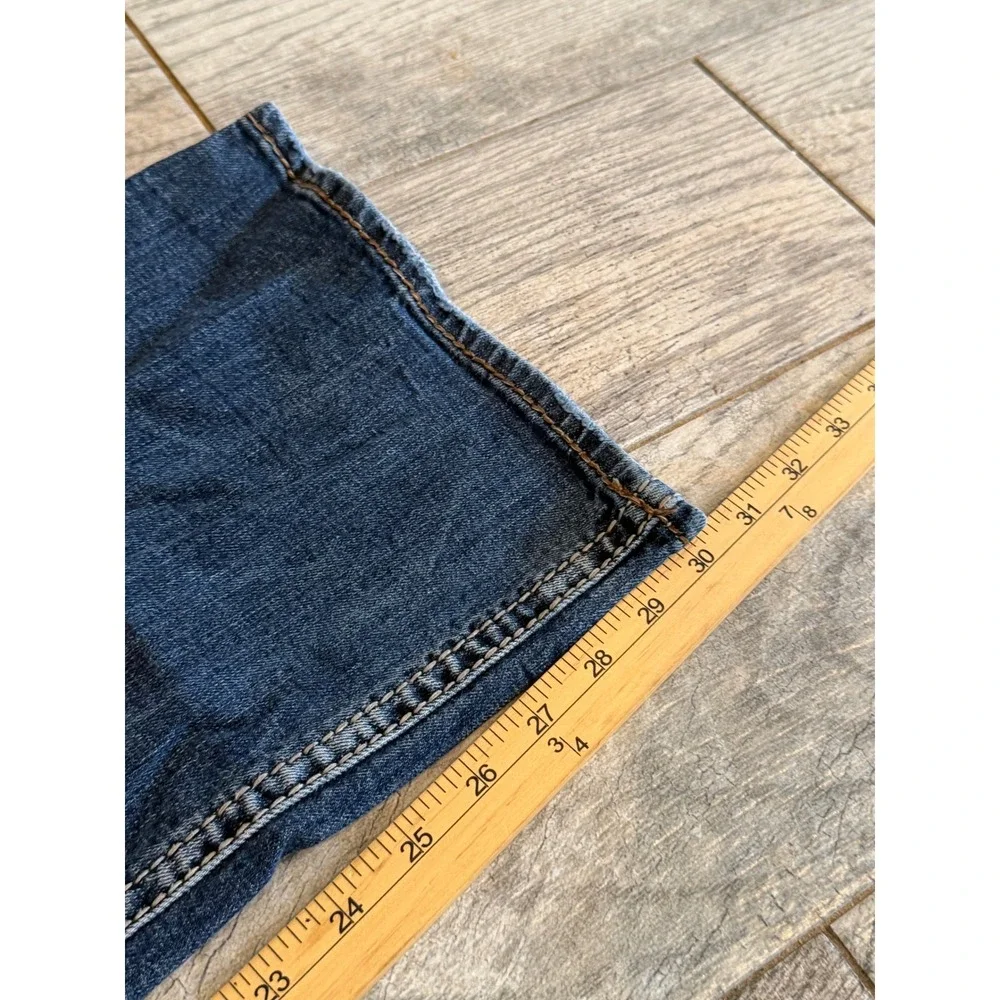Silver Jeans Zac 36x32 Mens 36 x 32 Blue Relaxed Straight Leg Denim Western